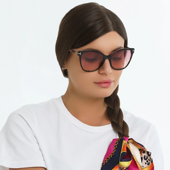 NEW TOM FORD ANI TF844 05T WOMEN’S CAT EYE FRAME SUNGLASSES TOM FORD FT0844 - Picture 2 of 11